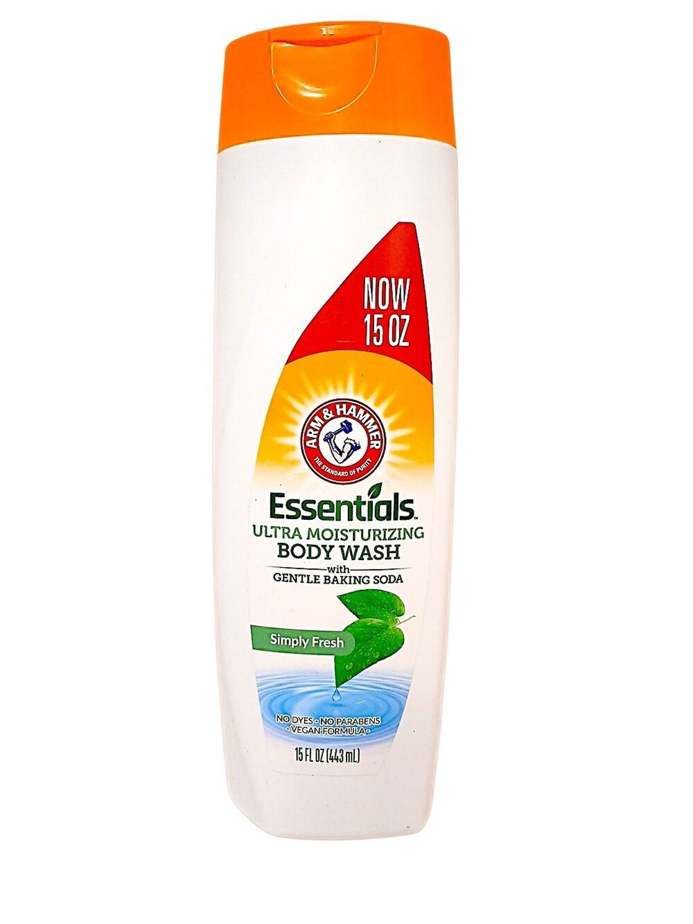 Arm & Hammer Simply Fresh Body Wash VEGAN XL 15 oz Ultra Moisture Deodorize NEW